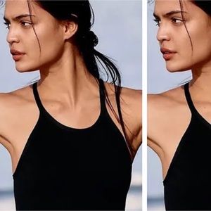 Free People, Happiness Runs, Tank Top, Black, with logo, Brand NEW!